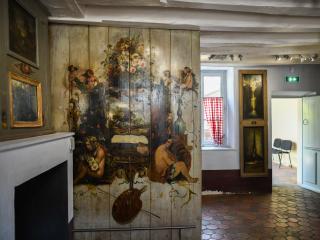 Salle à manger des artistes de l'auberge Ganne